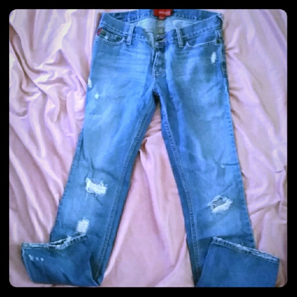 Hollister bootcut denim jeans